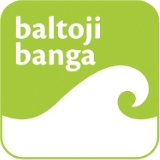 baltoji banga logo